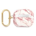 Guess Marble Strap - Cover for Airpods 3 (Pink)