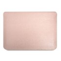 Guess Saffiano Triangle Logo Sleeve - Notebook case 16" (Pink)