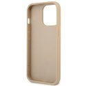 Guess SaffianoTriangle Logo Case - Case for iPhone 13 Pro (beige)