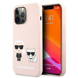 Karl Lagerfeld Slilicone Karl & Choupette Magsafe - Case for iPhone 13 (Pink)