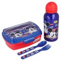 Mickey Mouse - Lunchbox set, 400ml water bottle, cutlery