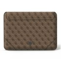 Guess 4G Uptown Triangle Logo Sleeve - Notebook Case 16" (Brown)