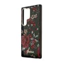 Guess Flower Collection - Case for Samsung Galaxy S23 Ultra (Khaki)
