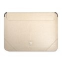 Guess Saffiano Triangle Logo Sleeve - Notebook case 13" / 14" (Beige)