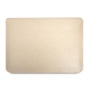 Guess Saffiano Triangle Logo Sleeve - Notebook case 16" (Beige)