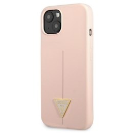 Guess Silicone Triangle Logo - Cover iPhone 13 (Pink)