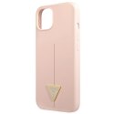 Guess Silicone Triangle Logo - Cover iPhone 13 (Pink)