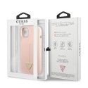 Guess Silicone Triangle Logo - Cover iPhone 13 (Pink)