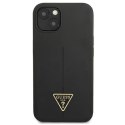 Guess Silicone Triangle Logo - Cover iPhone 13 mini (Black)