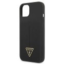 Guess Silicone Triangle Logo - Cover iPhone 13 mini (Black)