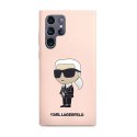 Karl Lagerfeld Silicone NFT Ikonik - Case for Samsung Galaxy S23 Ultra (Pink)