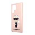 Karl Lagerfeld Silicone NFT Ikonik - Case for Samsung Galaxy S23 Ultra (Pink)