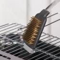 BBQ - grill cleaning brush 2 in 1 brush plus scraper