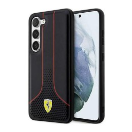 Ferrari Perforated 296P Collection - Case for Samsung Galaxy S23+ (Black)
