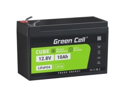 Green Cell - LiFePO4 12V 12.8V 10Ah battery for photovoltaic systems, motorhomes and boats