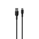 PURO ICON Soft Cable - Kabel USB-A do USB-C 1,5 m (Black)