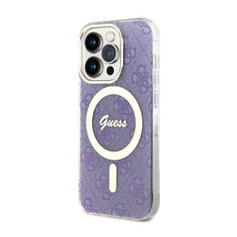 Guess 4G MagSafe - Case for iPhone 14 Pro (Purple)
