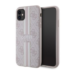 Guess 4G Printed Stripes MagSafe - Case for iPhone 11 (Pink)