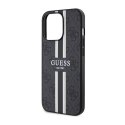 Guess 4G Printed Stripes MagSafe - Case for iPhone 13 Pro (Black)