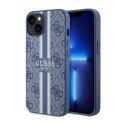 Guess 4G Printed Stripes MagSafe - Case for iPhone 14 Plus (Blue)