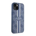 Guess 4G Printed Stripes MagSafe - Case for iPhone 14 Plus (Blue)