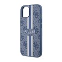 Guess 4G Printed Stripes MagSafe - Case for iPhone 14 Plus (Blue)