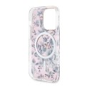 Guess Flower MagSafe - Case for iPhone 14 Pro Max (Pink)