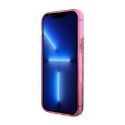 Guess Liquid Glitter Transculent 4G - Case for iPhone 14 Pro Max (Pink)