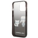 Karl Lagerfeld Gradient Ikonik Karl & Choupette - Case for iPhone 13 Pro (Black)