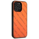 Karl Lagerfeld Perforated Allover - Cover for iPhone 13 Pro Max (Orange)