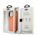 Karl Lagerfeld Perforated Allover - Cover for iPhone 13 Pro Max (Orange)