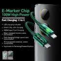 WEKOME WDC-193 Vanguard Series - USB-C to USB-C Super Fast Charging connection cable 100W 1 m (Green)