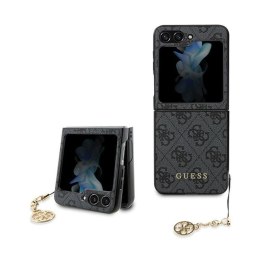 Guess 4G Charms Collection - Case for Samsung Galaxy Z Flip 5 (grey)