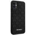 Karl Lagerfeld Monogram 3D Pattern - Case for iPhone 11 (Black)