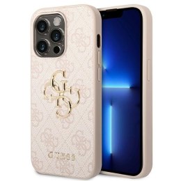 Guess 4G Big Metal Logo Case iPhone 14 Pro Max (Pink)