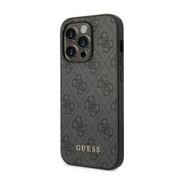 Guess 4G Metal Gold Logo Case iPhone 14 Pro (Grey)