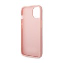 Guess Glitter Flakes Metal Logo Case - Case for iPhone 14 Plus (Pink)
