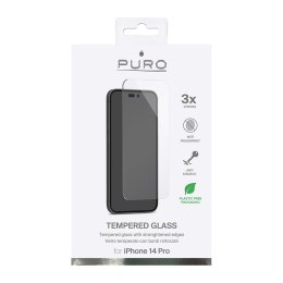 PURO Tempered glass for the iPhone 14 Pro screen