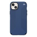 Presidio2 Grip - Case for iPhone 15 Plus / 14 Plus with MICROBAN coating (Coastal Blue / Black / White)