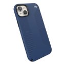 Presidio2 Grip - Case for iPhone 15 Plus / 14 Plus with MICROBAN coating (Coastal Blue / Black / White)