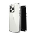 Speck Presidio Perfect-Clear - Case for iPhone 14 Pro with MICROBAN coating (Clear)