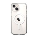 Speck Presidio Perfect-Clear + MagSafe - Case for iPhone 14 / iPhone 13 with MICROBAN coating (Clear)