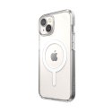 Speck Presidio Perfect-Clear + MagSafe - Case for iPhone 14 / iPhone 13 with MICROBAN coating (Clear)