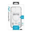 Speck Presidio Perfect-Clear + MagSafe - Case for iPhone 14 / iPhone 13 with MICROBAN coating (Clear)