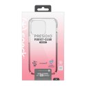 Speck Presidio Perfect-Clear + Ombre - Case for iPhone 14 Pro with MICROBAN coating (Clear / Vintage Rose Fade)