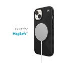 Speck Presidio2 Grip + MagSafe - Case for iPhone 14 Plus with MICROBAN coating (Black / Black / White)