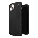 Speck Presidio2 Grip + MagSafe - Case for iPhone 14 Plus with MICROBAN coating (Black / Black / White)