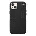 Speck Presidio2 Grip + MagSafe - Case for iPhone 14 Plus with MICROBAN coating (Black / Black / White)