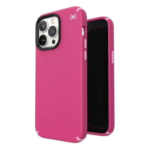 Speck Presidio2 Pro - Case for iPhone 14 Pro Maxwith MICROBAN coating (Digitalpink / Blossompink / White)