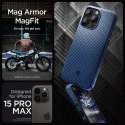 Spigen Mag Armor Magsafe - Case for iPhone 15 Pro Max (Navy Blue)